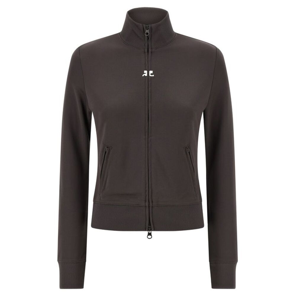 Courrèges Gray Polyester Women's Sweatshirt